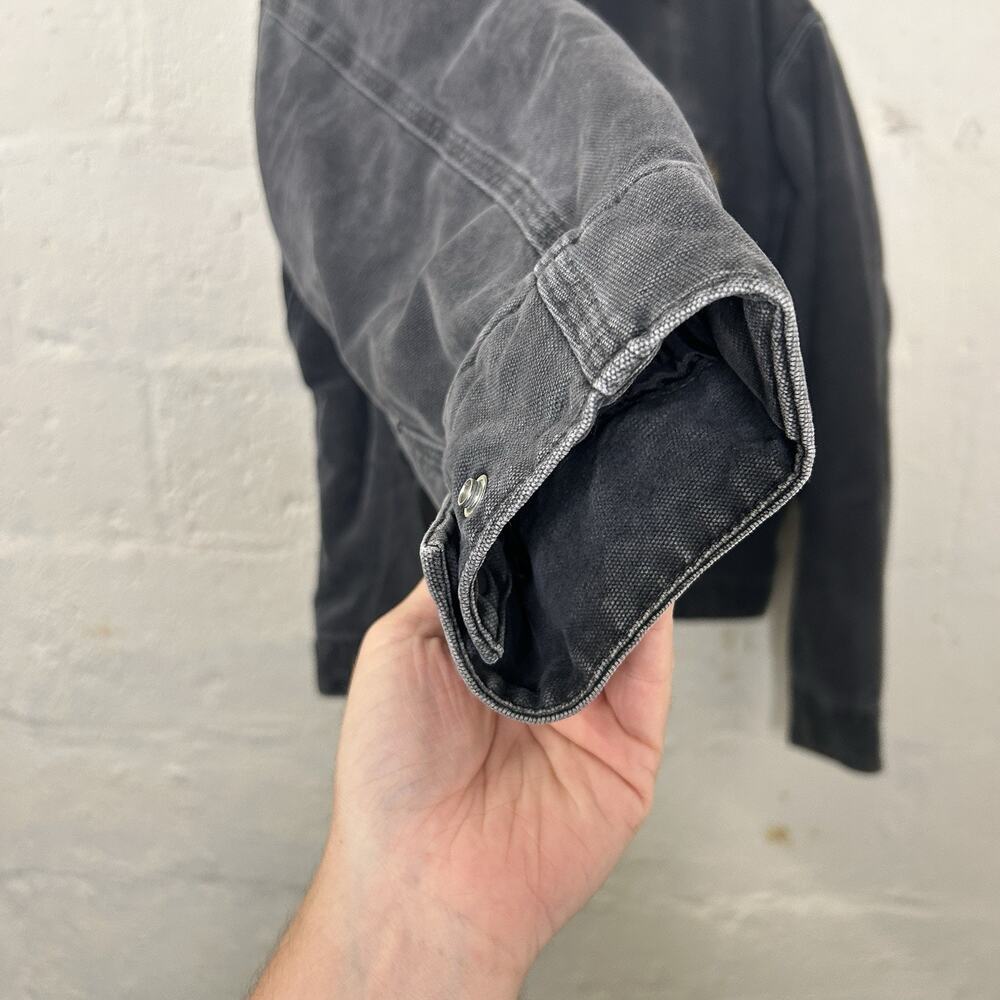 Vintage Carhartt Blanketed Detroit Jacket “Petrol Grey” J97 - Picture 10 of 16